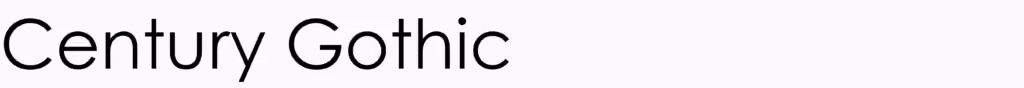 Schriftart 3
